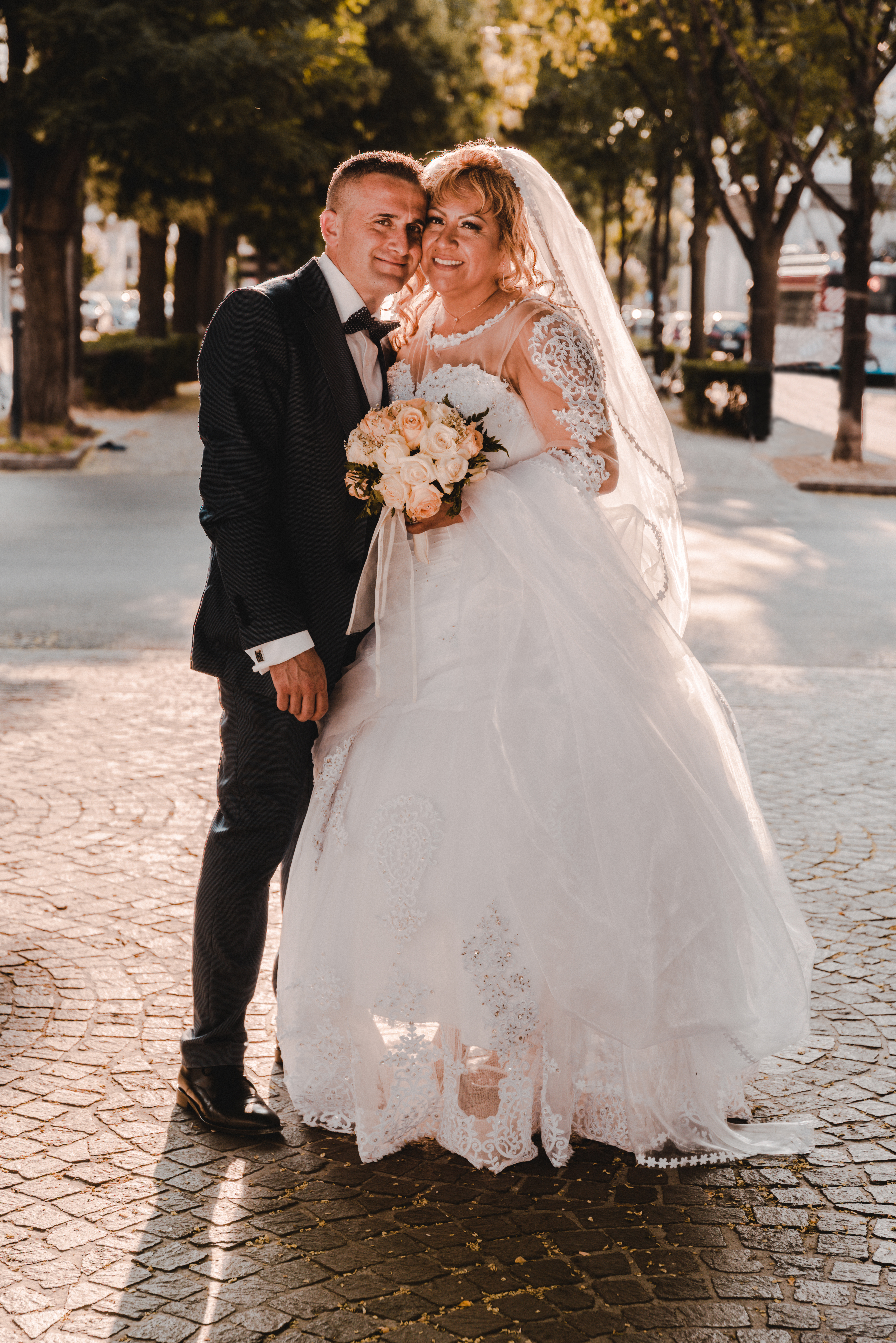 Sposi il giorno del loro matrimonio