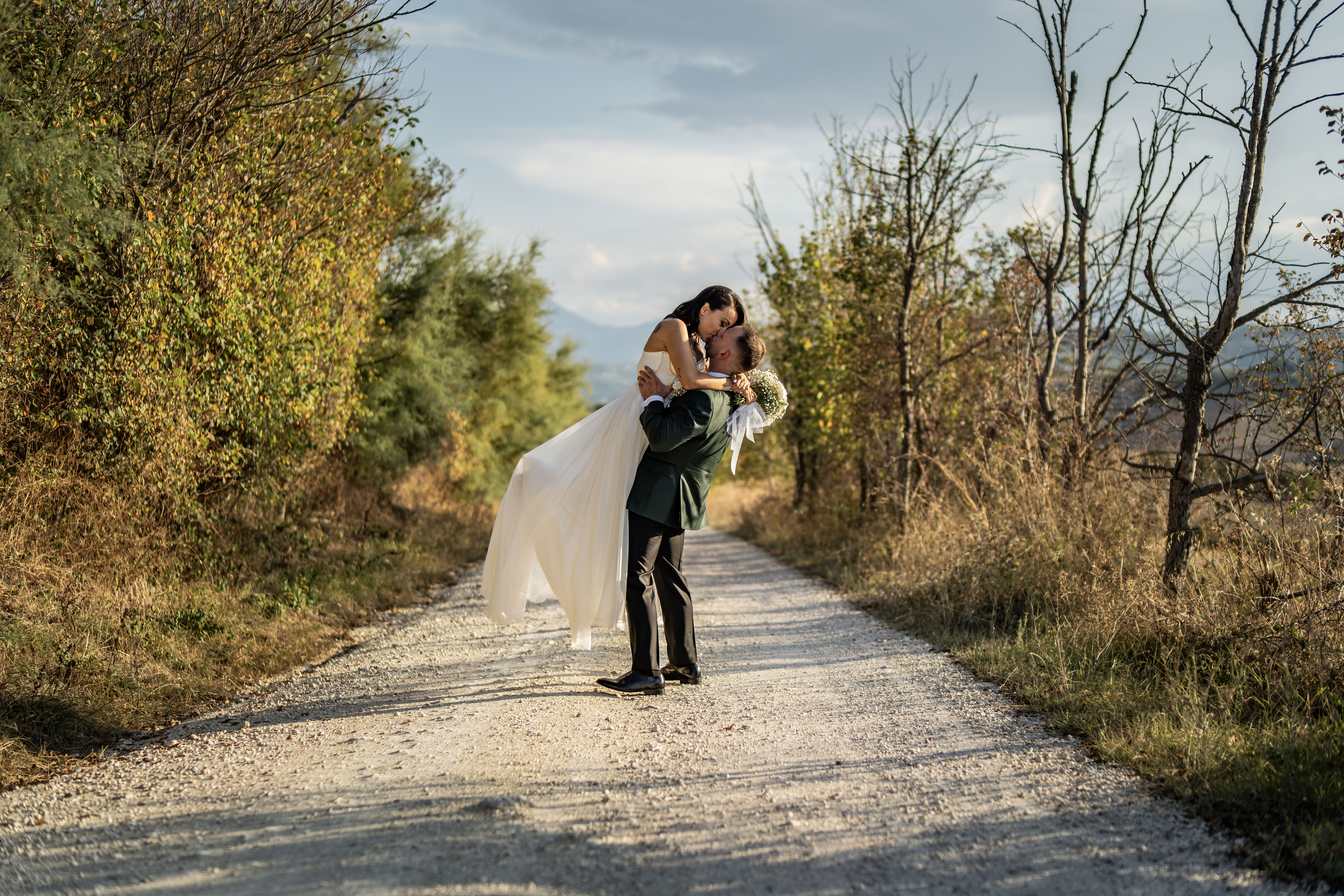 Sposi il giorno del loro matrimonio