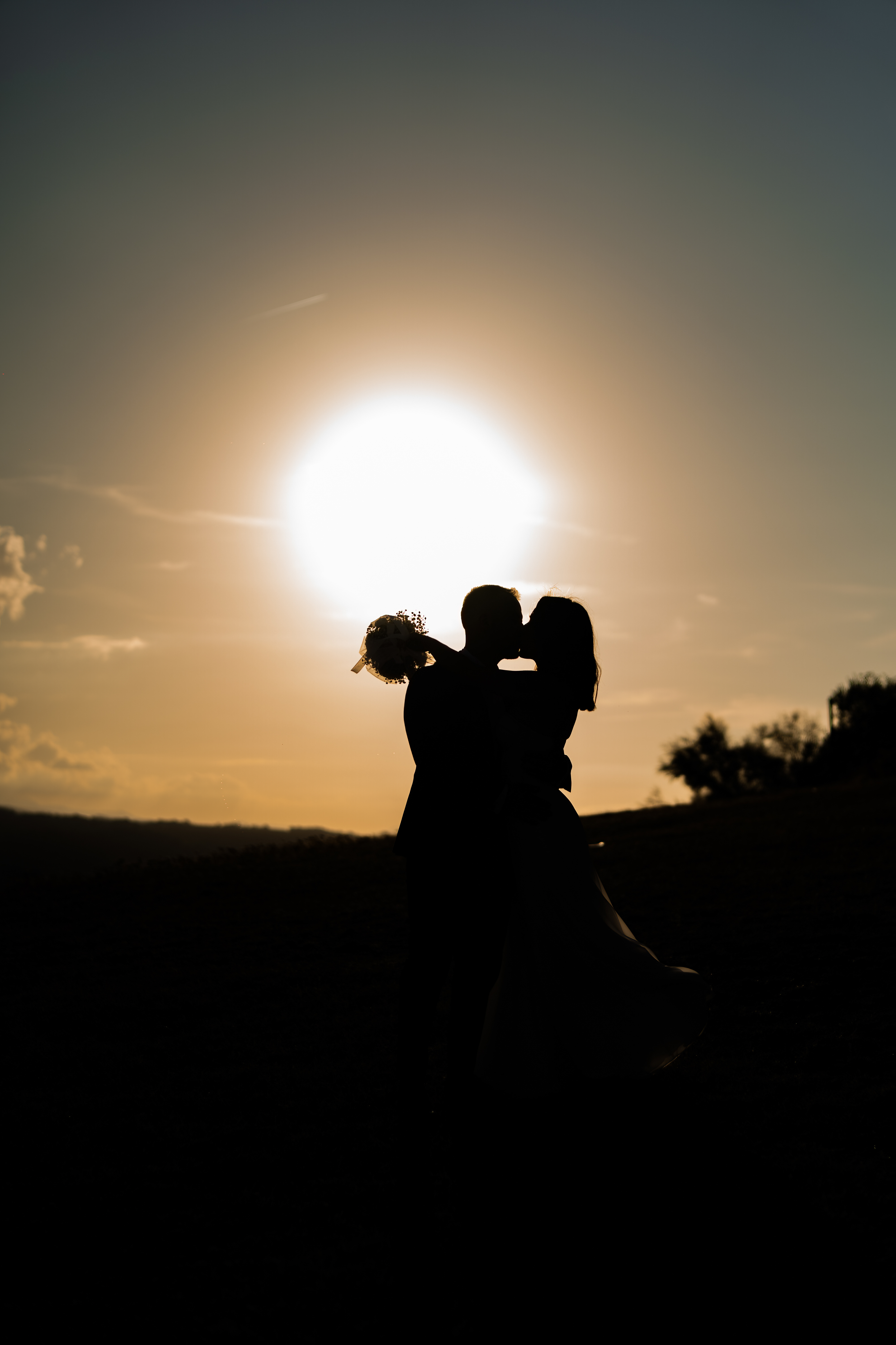 Sposi il giorno del loro matrimonio