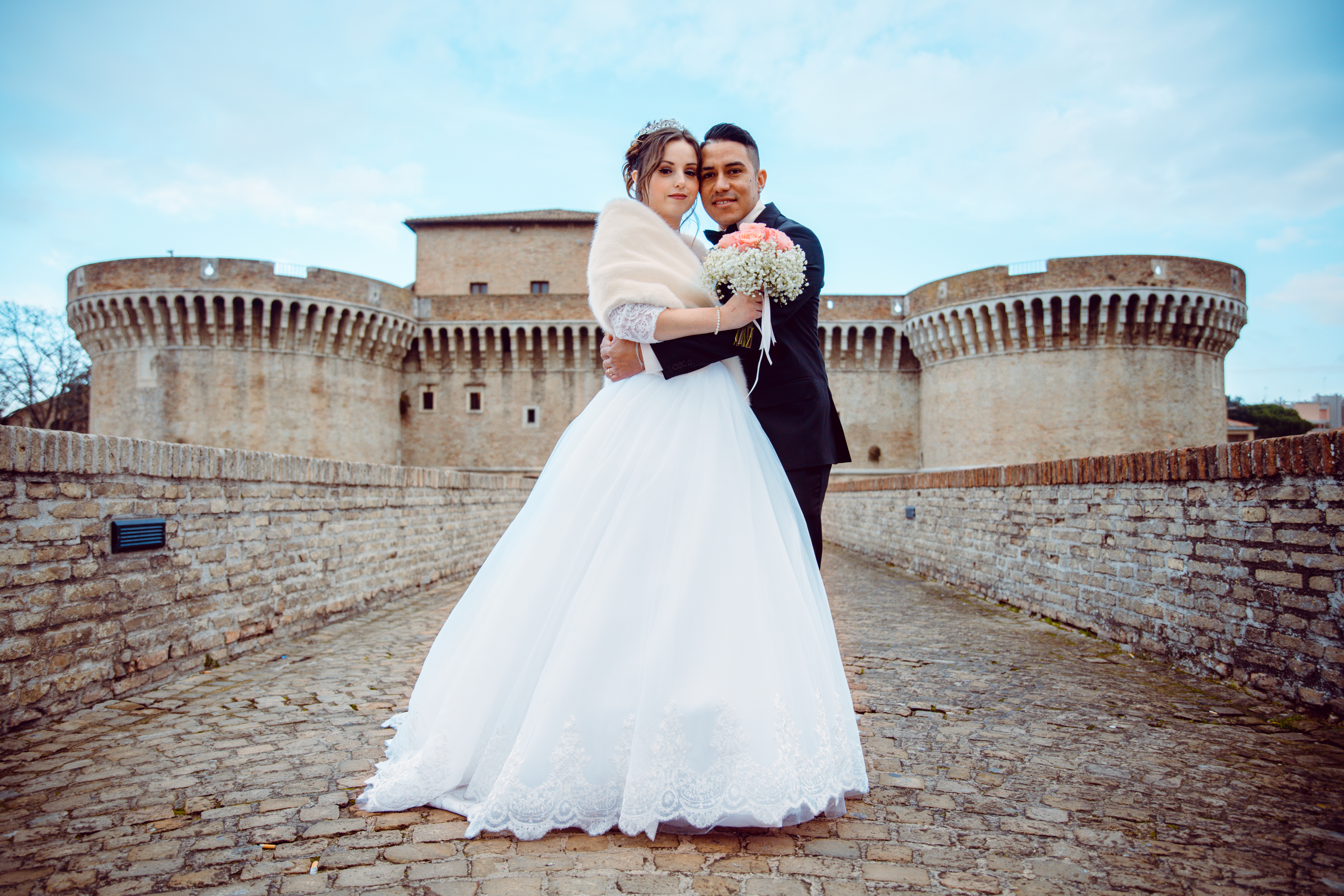 Sposi il giorno del loro matrimonio