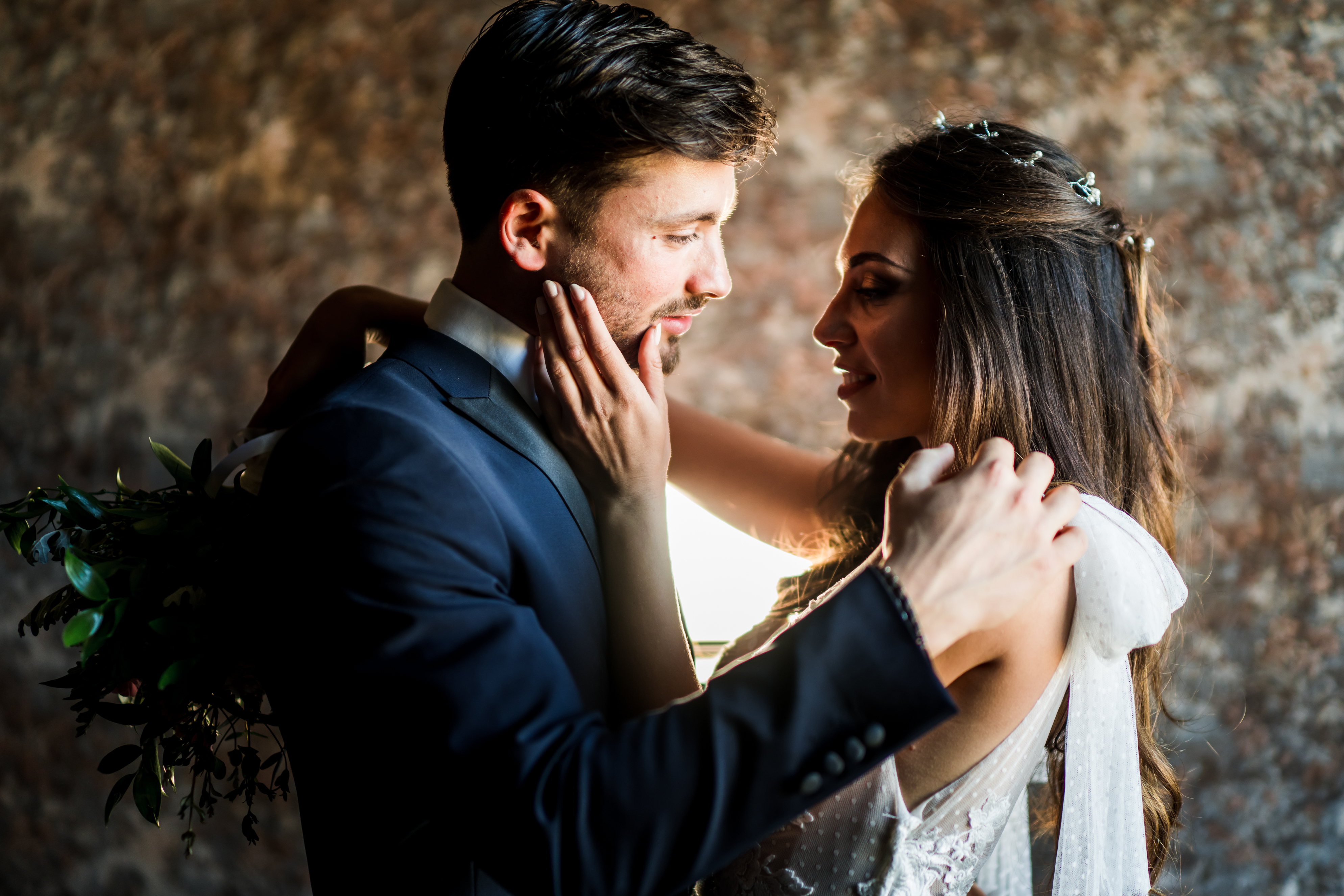 Sposi il giorno del loro matrimonio